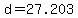 +d+=+27.203+