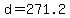 +d+=+271.2+