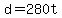 +d+=+280t%7B1%5D+