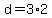 +d+=+3%2A2+