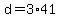 +d+=+3%2A41+