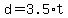 +d+=+3.5%2At+