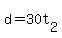 +d+=+30t%5B2%5D+