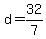 +d+=+32%2F7+