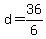 +d+=+36%2F6+
