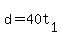 +d+=+40t%5B1%5D+