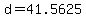 +d+=+41.5625+