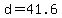 +d+=+41.6+