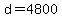 +d+=+4800+