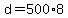 +d+=+500%2A8+