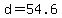+d+=+54.6+
