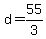 +d+=+55%2F3+