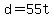 +d+=+55t+