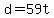 +d+=+59t+
