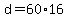 +d+=+60%2A16+