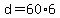 +d+=+60%2A6+