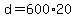 +d+=+600%2A20+