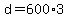 +d+=+600%2A3+