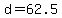+d+=+62.5+
