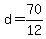 +d+=+70%2F12+