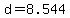+d+=+8.544+
