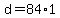 +d+=+84%2A1+