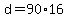 +d+=+90%2A16+