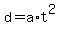 +d+=+a%2At%5E2+