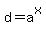 +d+=+a%5Ex+