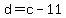 +d+=+c+-+11+