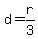 +d+=+r%2F3+
