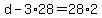 +d+-+3%2A28+=+28%2A2+