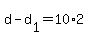 +d+-+d%5B1%5D+=+10%2A2+