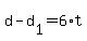 +d+-+d%5B1%5D+=+6%2At+