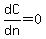 +dC%2Fdn+=+0+