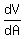+dV%2FdA+