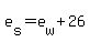 +e%5Bs%5D+=+e%5Bw%5D+%2B+26+