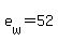 +e%5Bw%5D+=+52+