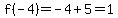 +f%28-4%29=-4%2B5=1+