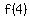 +f%284%29+