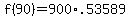 +f%2890%29=+900%2A.53589+