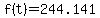 +f%28t%29+=+244.141+