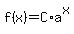 +f%28x%29+=+C+%2A+a%5Ex+