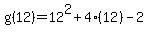 +g%2812%29=12%5E2%2B4%2812%29-2