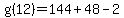 +g%2812%29=144%2B48-2