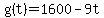 +g%28t%29+=+1600+-+9t+