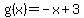 +g%28x%29+=+-x%2B3+