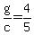 +g%2Fc+=+4%2F5+