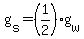 +g%5Bs%5D+=+%281%2F2%29%2Ag%5Bw%5D+