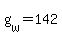 +g%5Bw%5D+=+142+